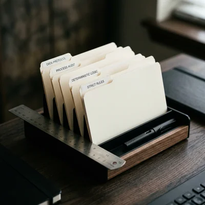 perfectly aligned documents in an organizer